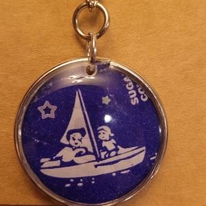 Blue tootsie pop Keychain